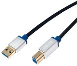 LogiLink Premium USB3.0 cable, A/B, 2m