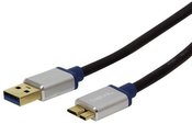 LogiLink Premium USB3.0 cable, USB A to micro B, 2m
