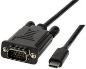 Kabel USB LogiLink USB-C - VGA 3.0m