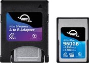 OWC CFexpress Atlas Pro R1850/W1700/VPG200 (Type A), CFX A to B adapter incl. - 960GB