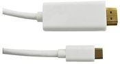Qoltec DisplayPort Alternate mode cable | USB 3.1 C male / HDMI male | 4Kx2K | 2m