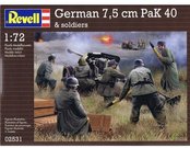 Revell German pak 40 with soldiers
