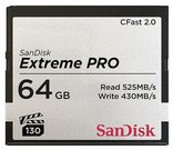 SanDisk CFAST 2.0 VPG130 64GB Extreme Pro SDCFSP-064G-G46D