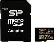 Silicon Power карта памяти microSDHC 32GB High Endurance + адаптер