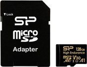 Silicon Power карта памяти microSDXC 128GB High Endurance + адаптер