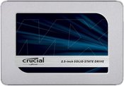 Crucial MX500 500 GB, SSD interface SATA, Write speed 510 MB/s, Read speed 560 MB/s