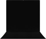 Westcott X Drop Pro Wrinkle Resistant Backdrop Kit Rich Black Sweep (8' x 13')