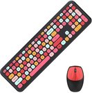 Wireless keyboard + mouse set MOFII 666 2.4G (Black&Red)