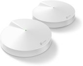 TP-LINK Home Mesh Wi-Fi System Deco M9 Plus (2-Pack) 802.11ac, 400+867+867 Mbit/s, 10/100/1000 Mbit/s, Ethernet LAN (RJ-45) ports 2, Mesh Support Yes, MU-MiMO Yes, Antenna type 8xInternal, 1xUSB 2.0